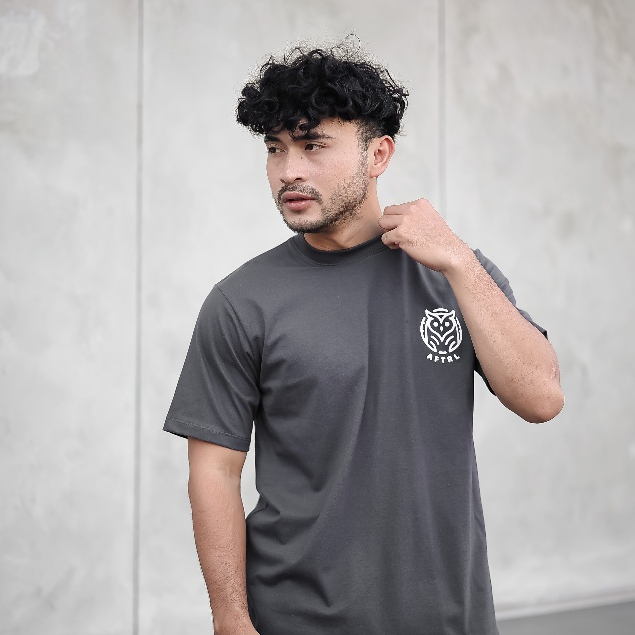 AFTERLIFE - เสื้อยืด Moonlite - สีเทาเข้ม