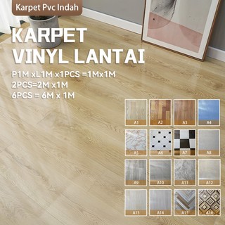 GUNUNG EMAS Karpet Vinyl Anti Air 0,35mm Tebal - 1m×1m, Tanpa Bau, Kualitas Bagus & Pengiriman Cepat
