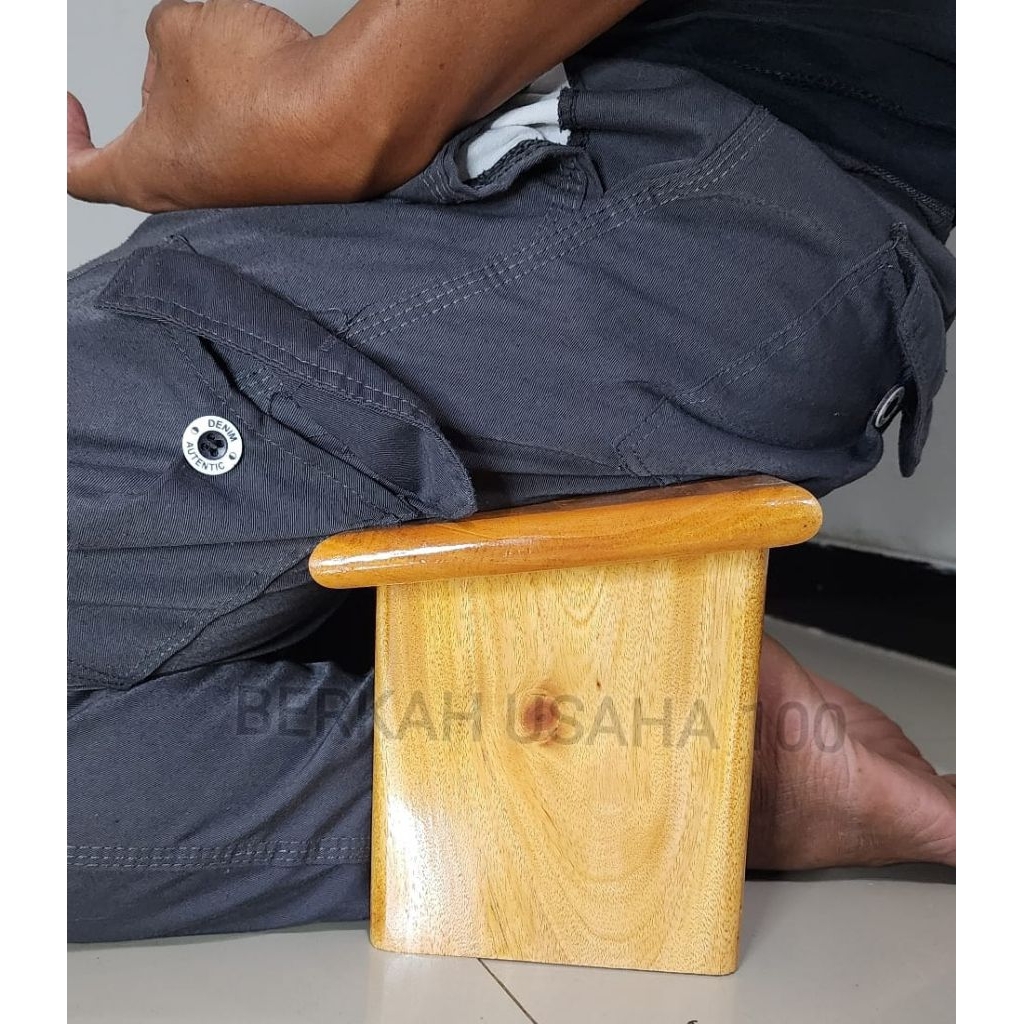 WOODEN STOOL FOR PRAYER MEDITATION CHAIR/สตูลนั่งสมาธิโยคะ/สตูลโยคะ