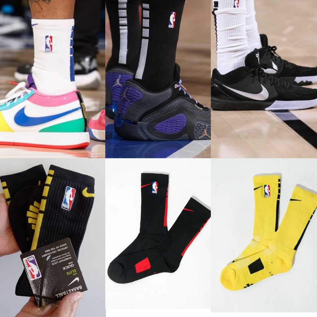 Nike Elite NBA Crew Socks Dryfit ถุงเท้าบาสเก็ตบอลระบายอากาศ
