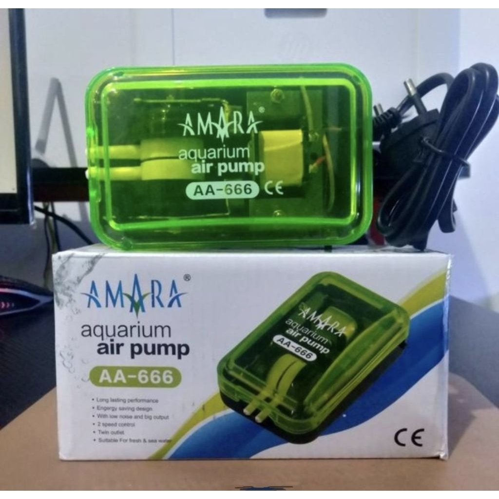 MESIN AMARA AA 666/AMARA 666 AIRPUMP 2-HOLE ARETOR PUMP (ENGINE ONLY) - สี