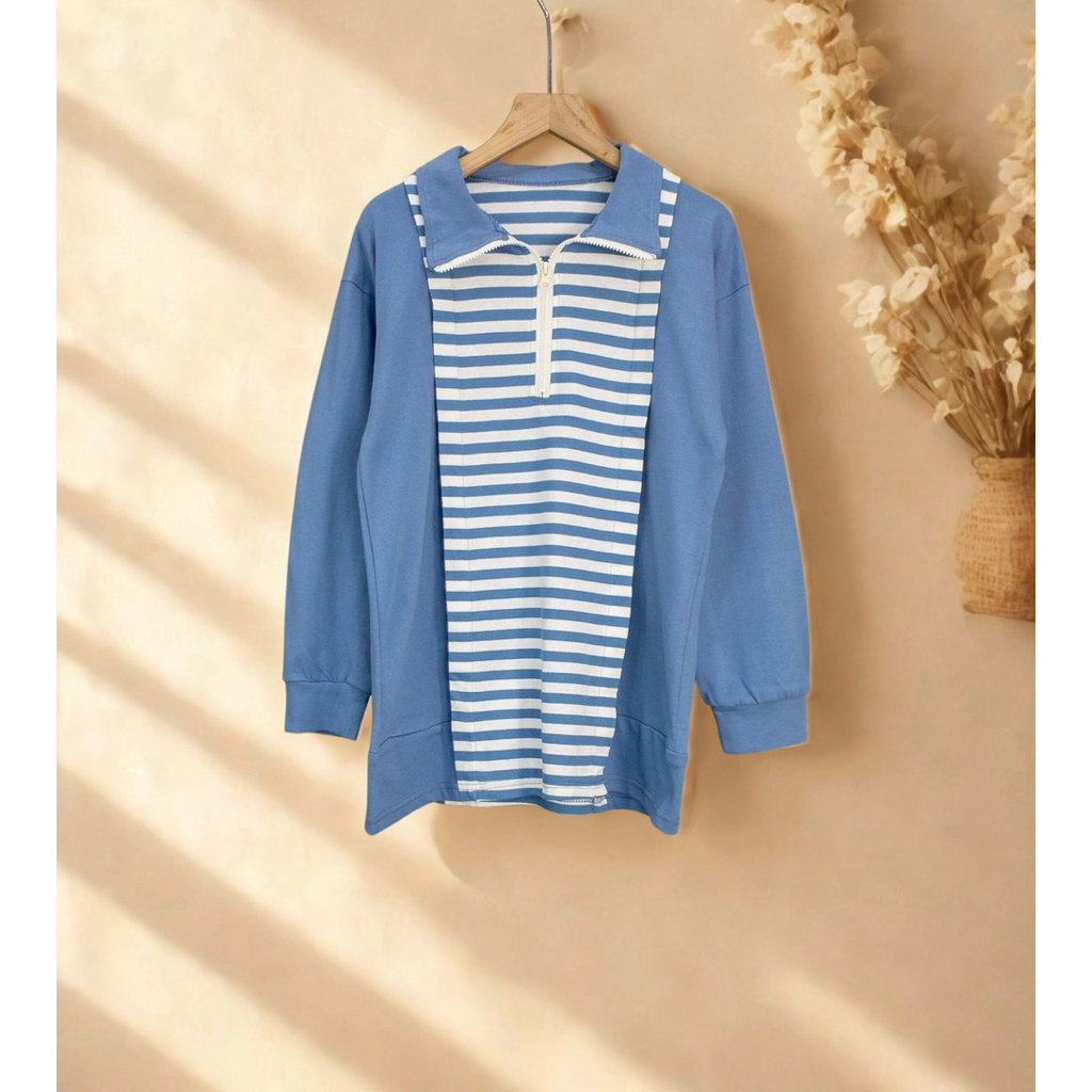 เสื้อเบลาส์/ซิปหน้าผู้หญิง ฟุต6322