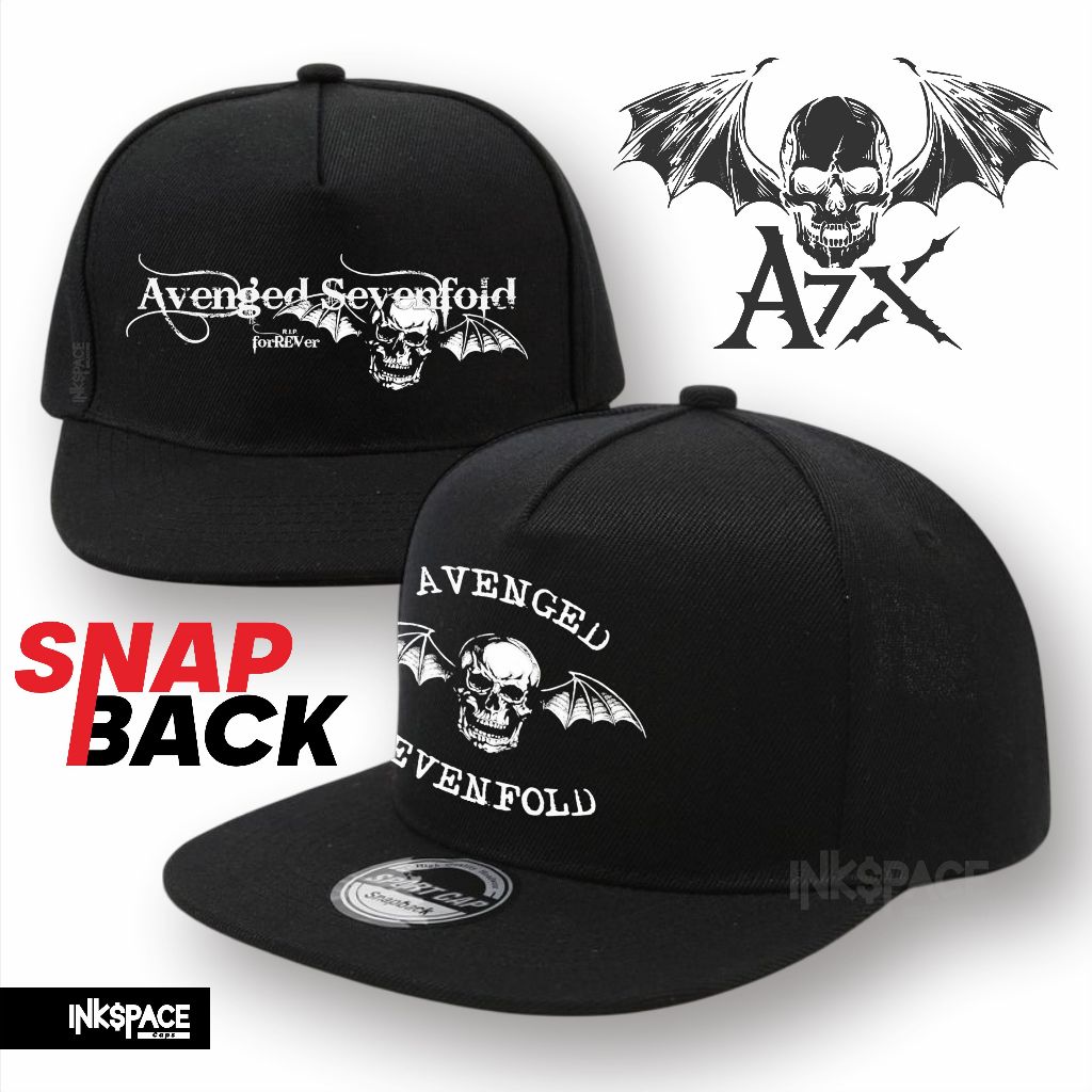 AVENGED SEVENFOLD A7X Hip Hop Snapback Hat สําหรับผู้ชายและผู้หญิง ตัวเลือกการออกแบบมากมาย สวมใส่สบาย