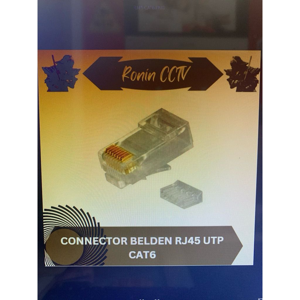 CONNECTOR RJ45 BELDEN CONNEKLCTOR BELDEN CAT6