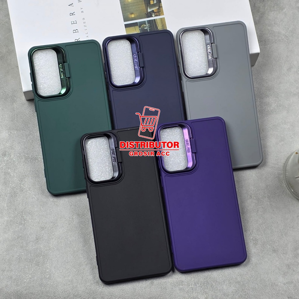 SAMSUNG S25 EDGE CASE MACAROON STAND เคสกล้อง KICKSTAND CAMERA SAMSUNG S25 EDGE