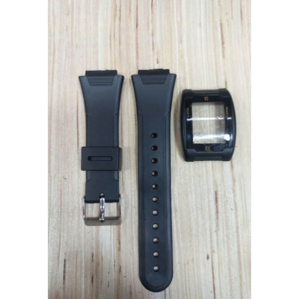 สายนาฬิกายางสําหรับ QQ WATCH MODEL สีดํา