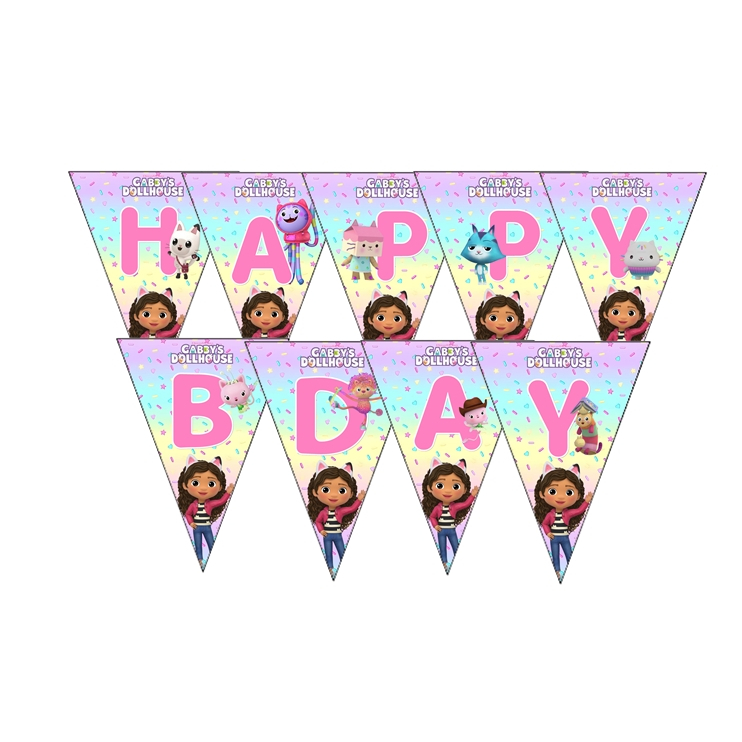 GABBY DOLL HOUSE BUNTING FLAG