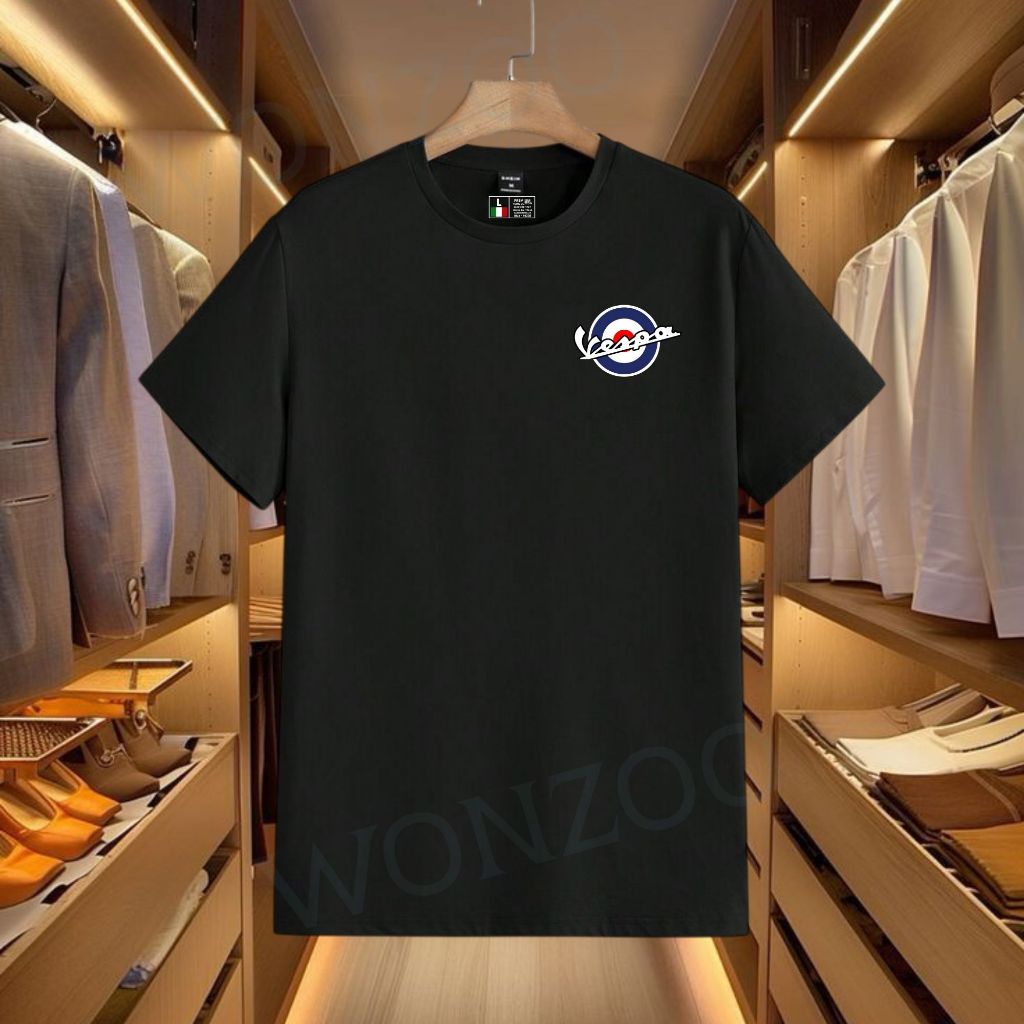VEPSA SCUTER PIAGGIO ITALY MERCHANDISE/SOUVENIR T-SHIRT - คุณภาพระดับพรีเมียม
