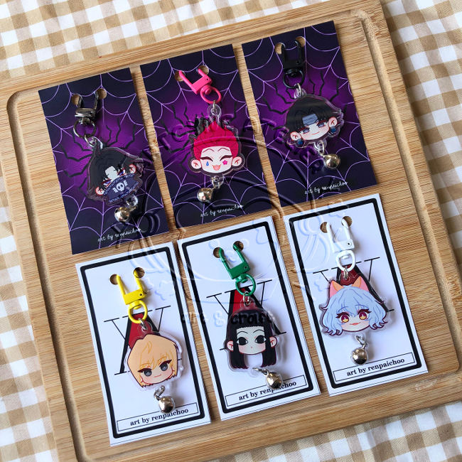 พวงกุญแจ Hunter x Hunter และสายโทรศัพท์