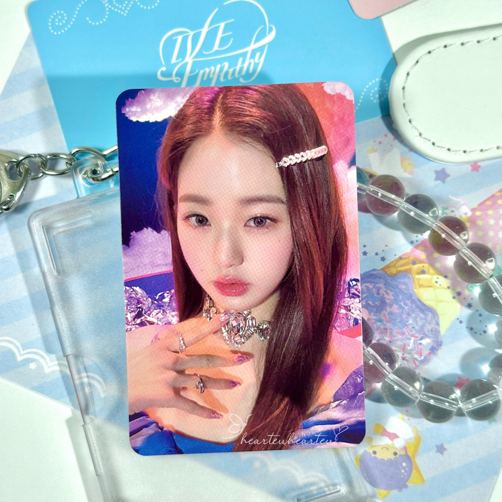 Hearteuhearteu [OFFICIAL] IVE Jang Wonyoung Photocard จาก POB Ktown4u รอบ 2.0 era Love Dive (pc ofc 