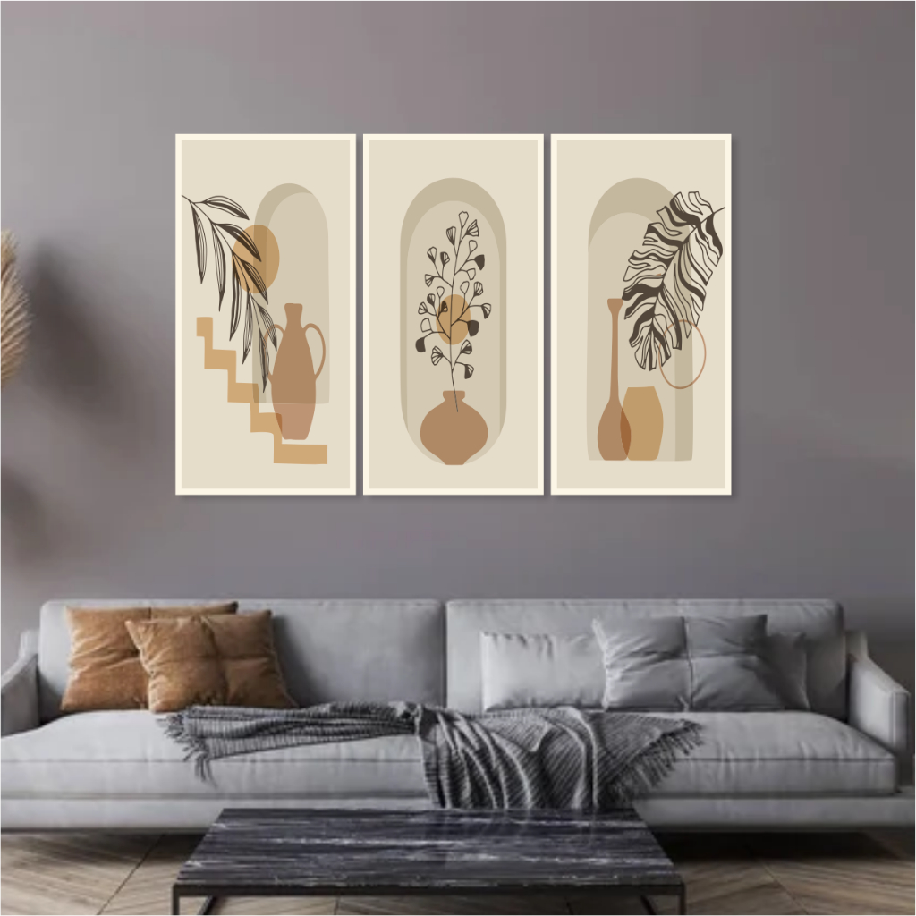 YK STORE Walldecor Aesthetic Wall Decoration / กรอบรูปความงาม - ศิลปะ - ความงาม Minimalist VIntage (