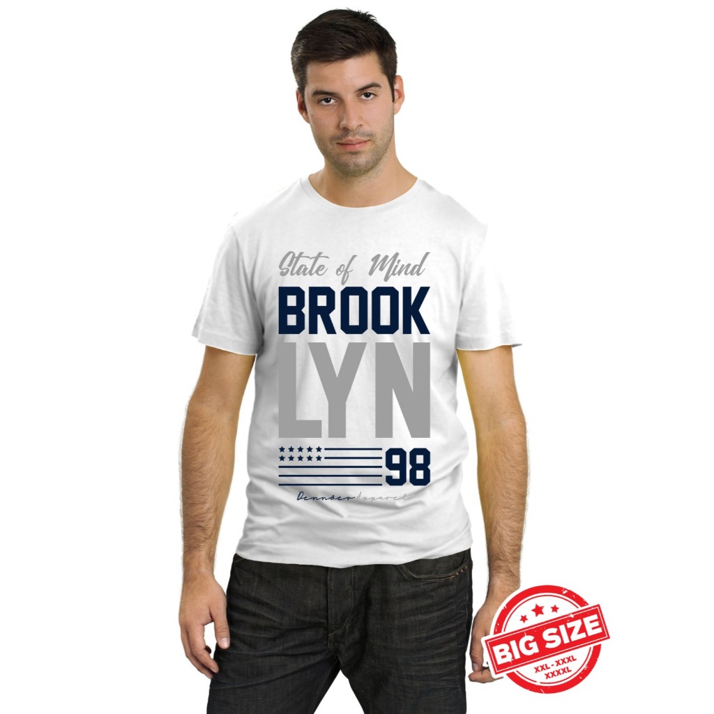 Original DNDV Mens Oversize Distro T-Shirt - Streetwear อินเทรนด์ | (JUMBO) BIG SIZE XXL - 5XL