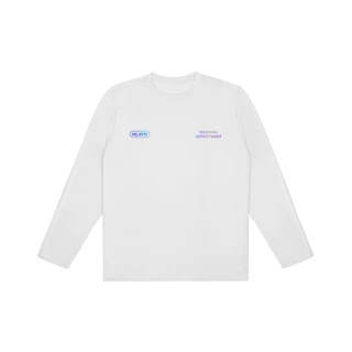 HLWN Running Unisex Long Sleeve Jersey สีขาว - Scenic 003