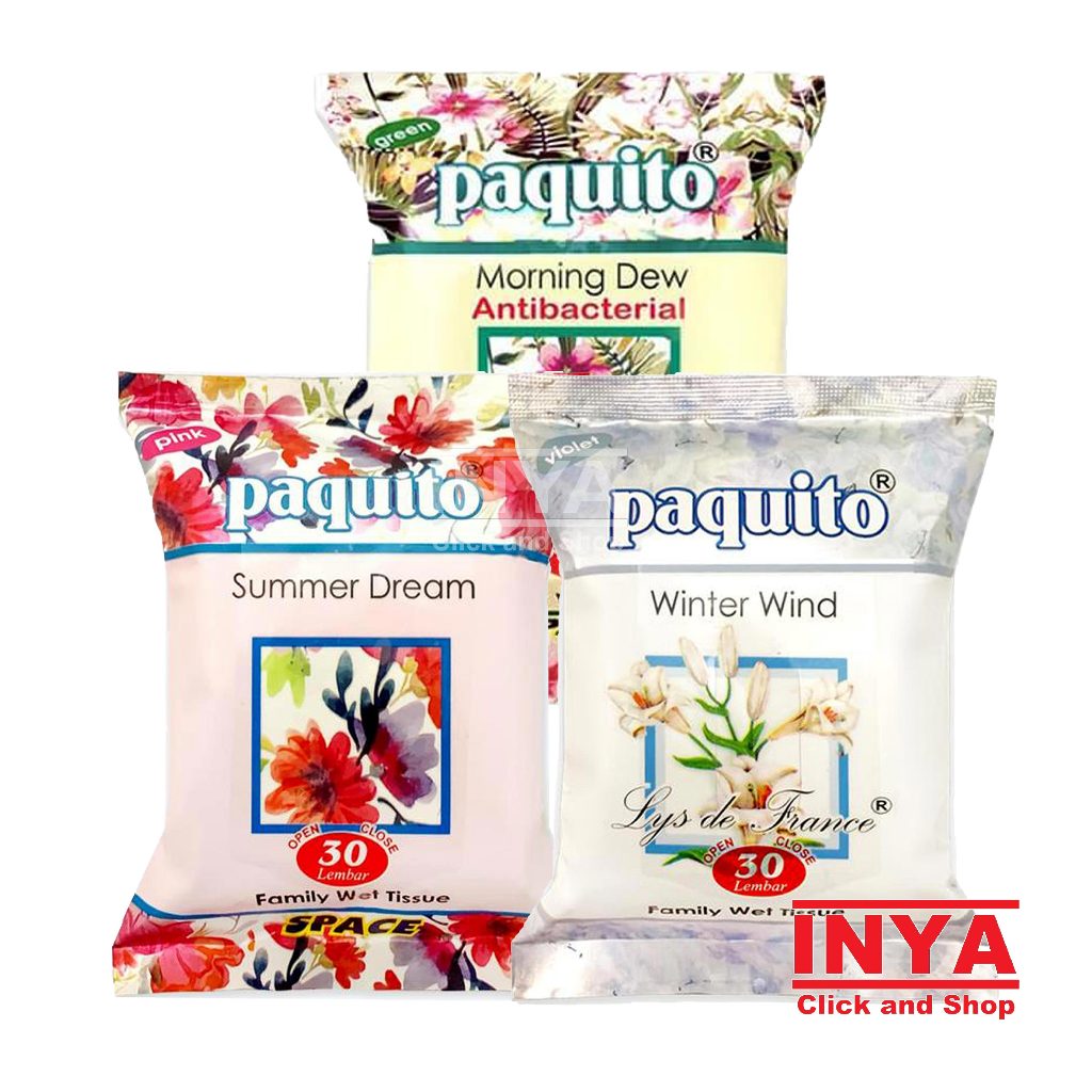 Paquito Family กระดาษทิชชู่เปียก 30 แผ่น - กระดาษทิชชู่เปียก
