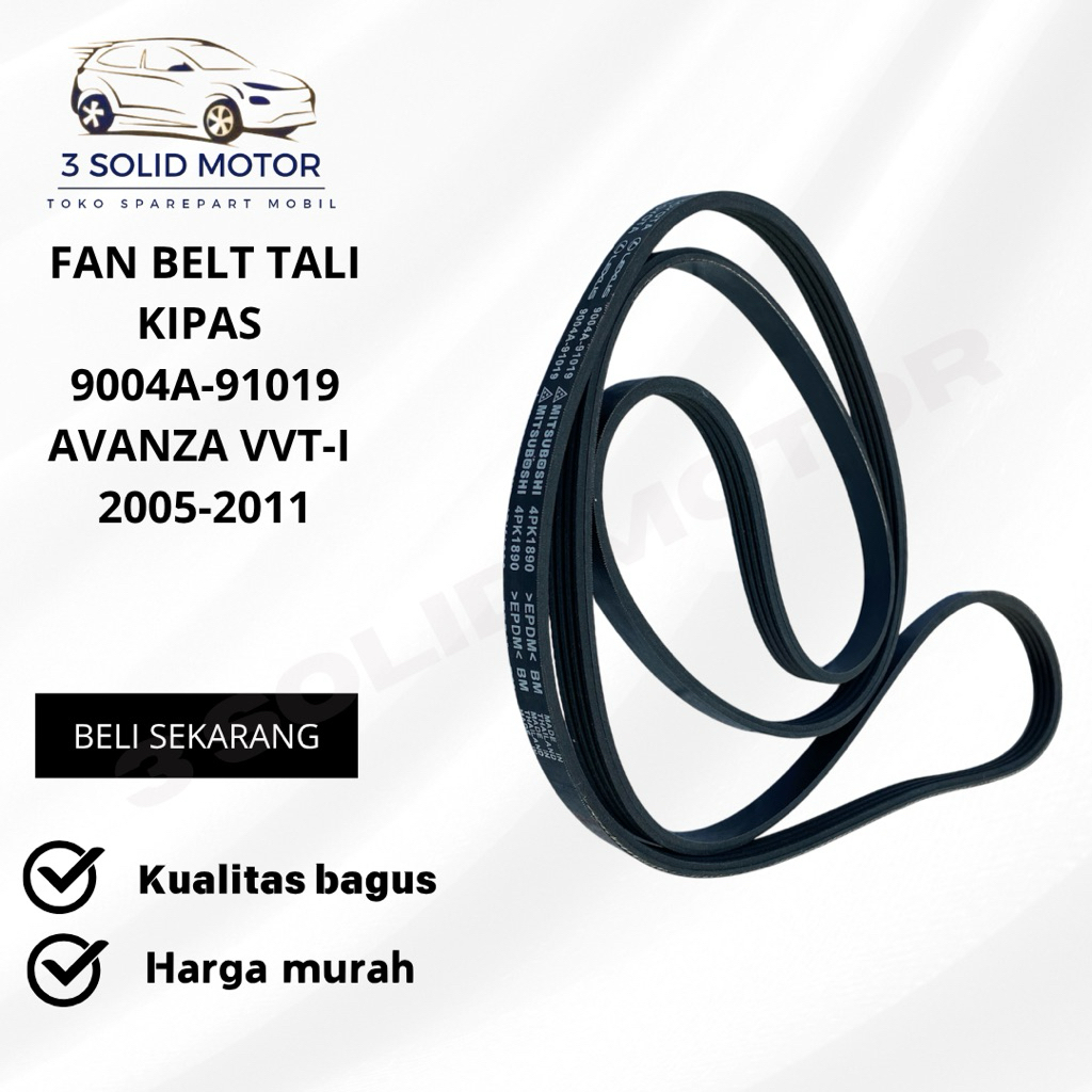 FAN BELT FAN BELT AVANZA VVT-I 2005-2011 ต้นฉบับ