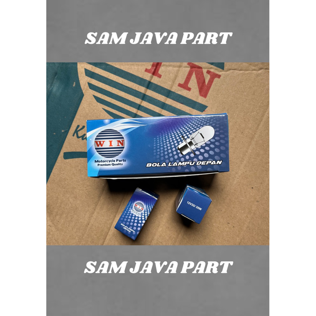 หลอดไฟหน้า 12V 35W WIN ยี่ห้อ
