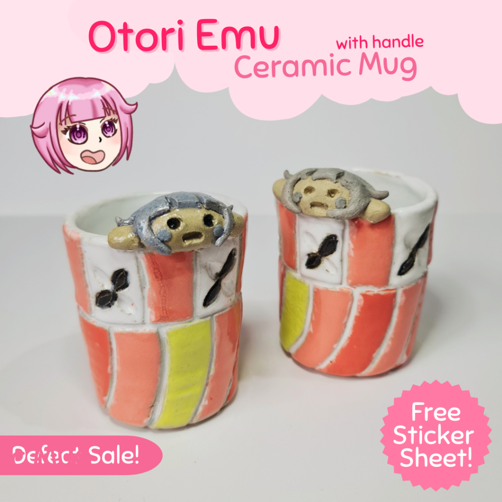 แก้วเซรามิค Otori Emu แก้วเซรามิคแฮนด์เมด WxS