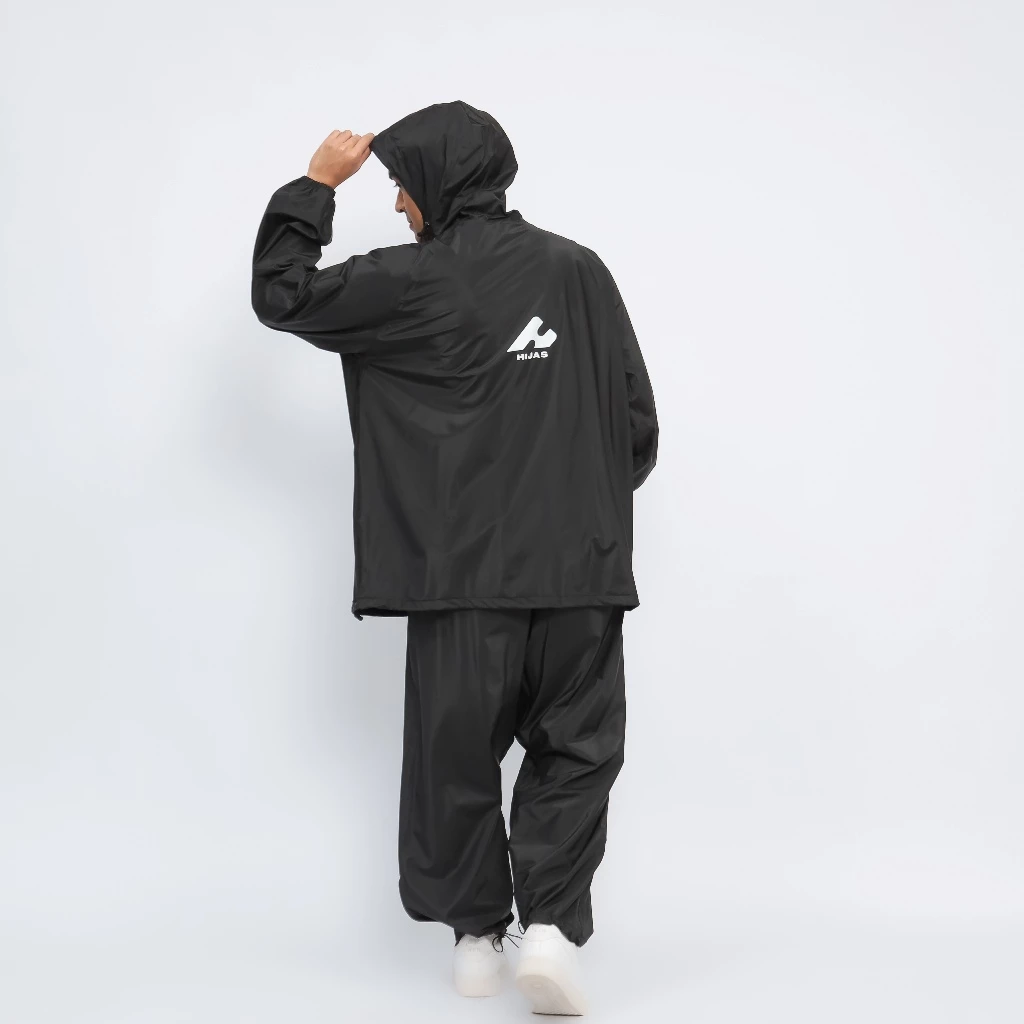 Hijasku เสื้อกันฝนชุดจิงโจ้หนา PVC ผู้ชายผู้หญิงชุดจัมโบ้ thumbnail 4