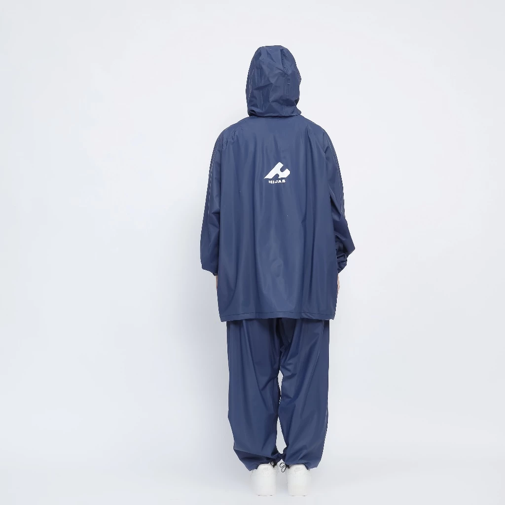Hijasku เสื้อกันฝนชุดจิงโจ้หนา PVC ผู้ชายผู้หญิงชุดจัมโบ้ thumbnail 6