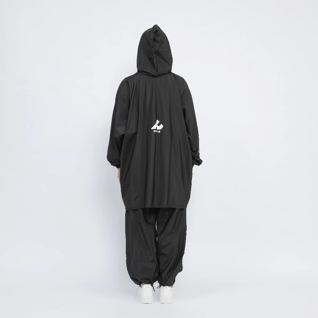 เสื้อกันฝน Hijasku ชุดโค้ท PVC หนา thumbnail 5