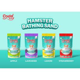 Crystal kitty Hamster bath Sand 500gr Hamster Bathing Sand พรีเมี่ยม