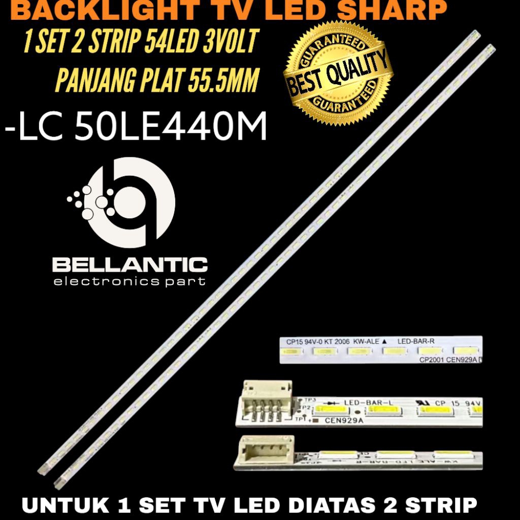 SHARP 50 INCH LED TV BACKLIGHT LC-50LE440M SHARP LED TV BACKLIGHT