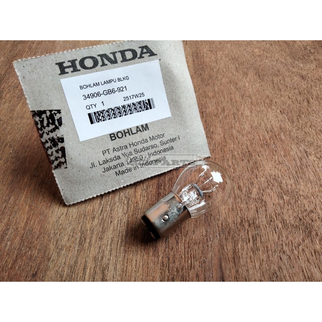 34906 Gb6 921 honda หลอดไฟเบรกหลังเป็ดอัตโนมัติ ori original ahm