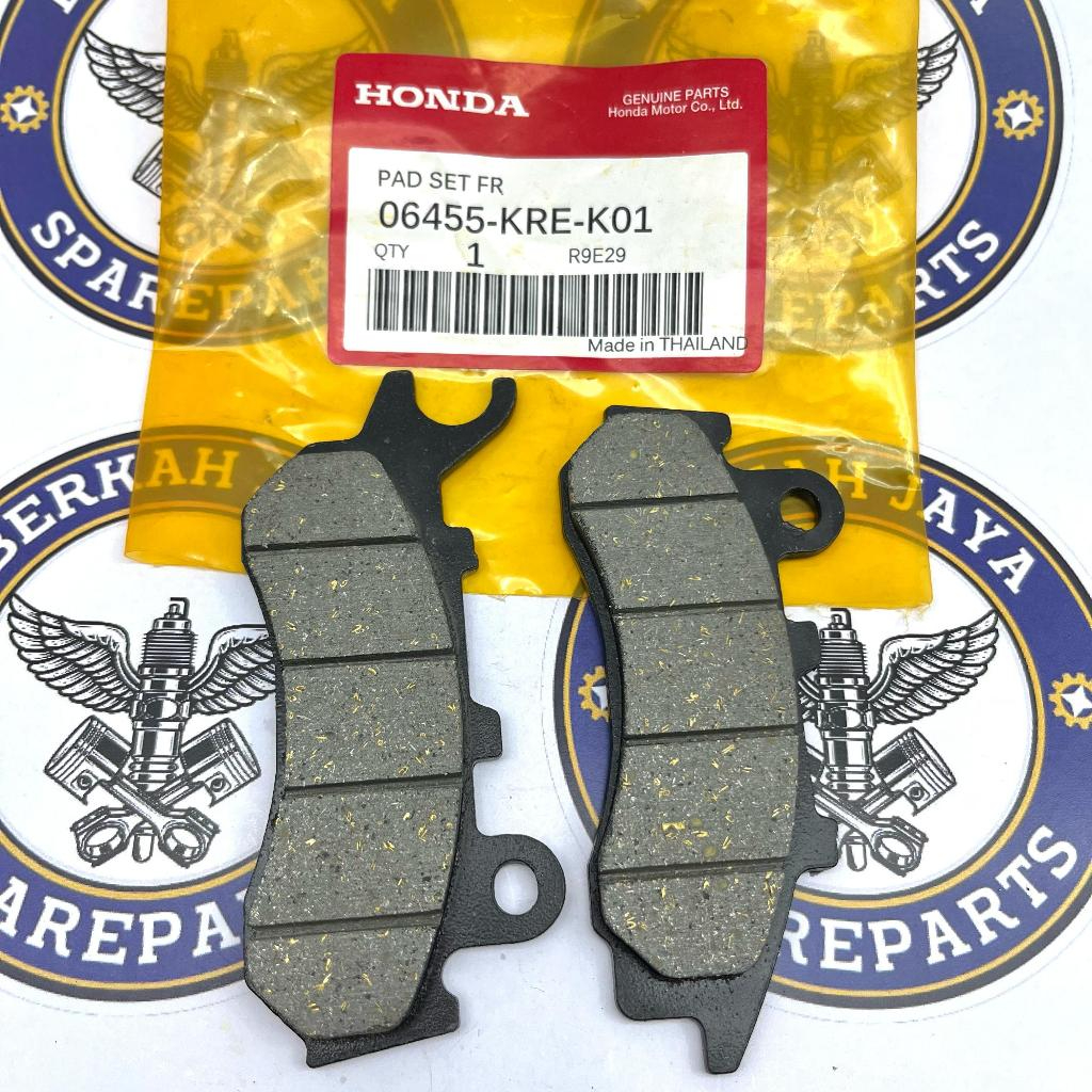 06455-KRE-K01 Pad Set FR Dispad ผ้าเบรคหน้า PCX 150 ใหม่ non ABS, ADV 150 Original Thailand