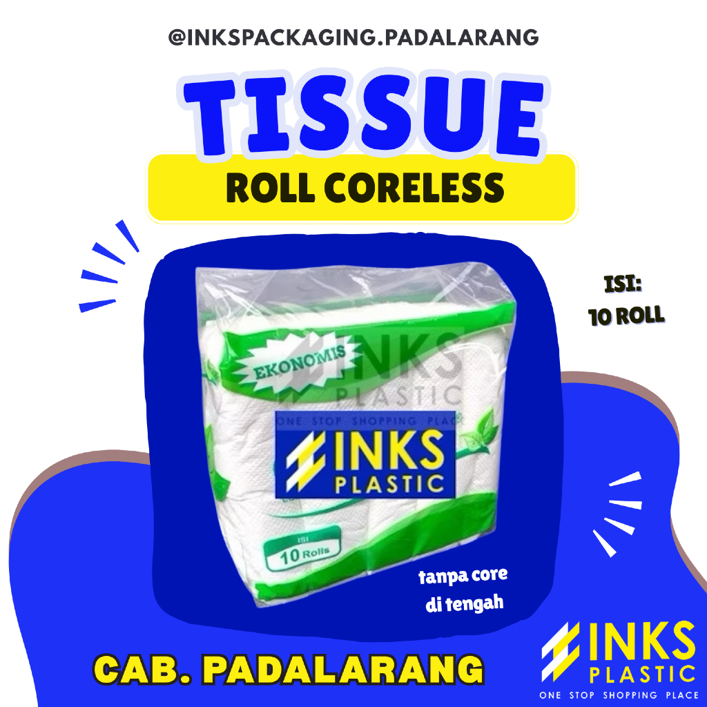 TISSUE ROLL CORELESS