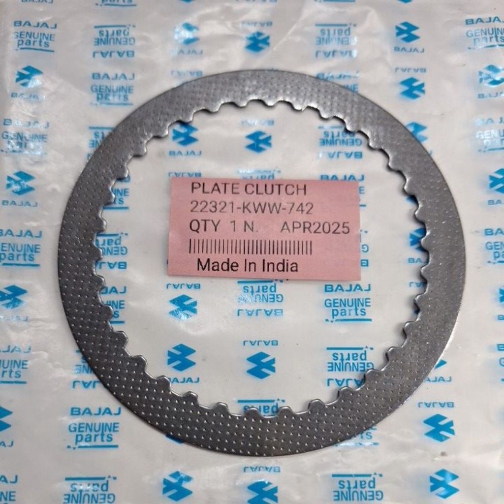 จานคลัทช์ FRICTION IRON CB150 LED, SUPRA GTR, SONIC 150, ORIGINAL CODE 22321-KWW-742