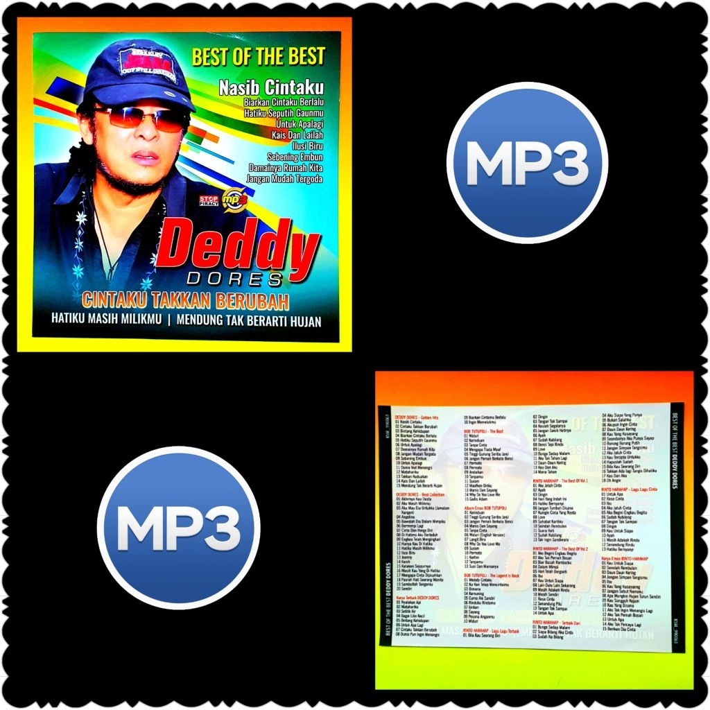 MP3 CD DIGESTIVE SONGS-REINTO HARAAP SONGS-LIVABLE BOB SONGS-DIES DIGESTIVE SONGS-DYY SONGS