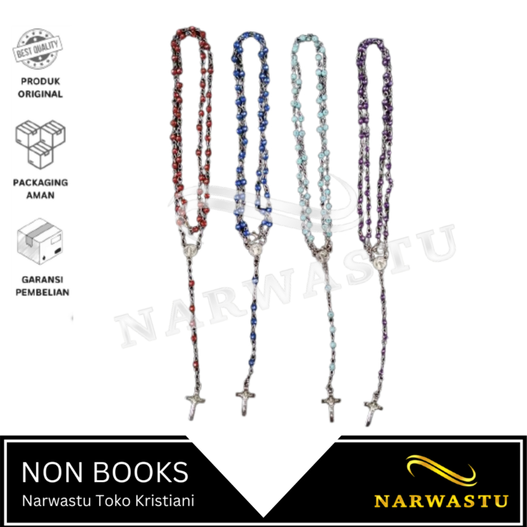 NARWASTU - สร้อยคอลูกประคําลูกกวาดขนาดเล็ก 4 มม. - VLT072