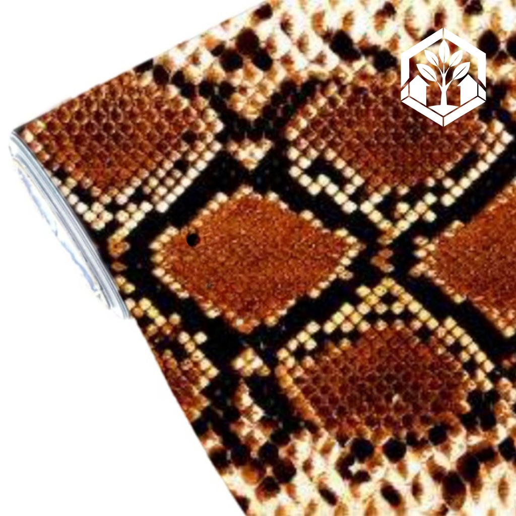 Python Snake Scale Motif Camo Sticker