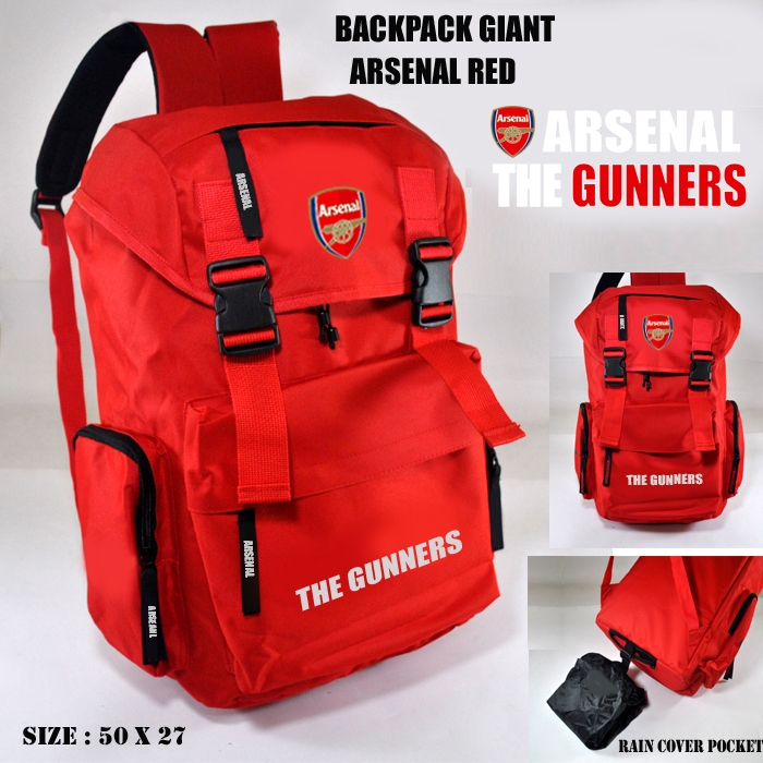 ARSENAL BAG - ARSENAL BACKPACK - กระเป๋าเป้สะพายหลัง ARSENAL พร้อมช่องหมึก - กระเป๋าพกพาของ GOONERS