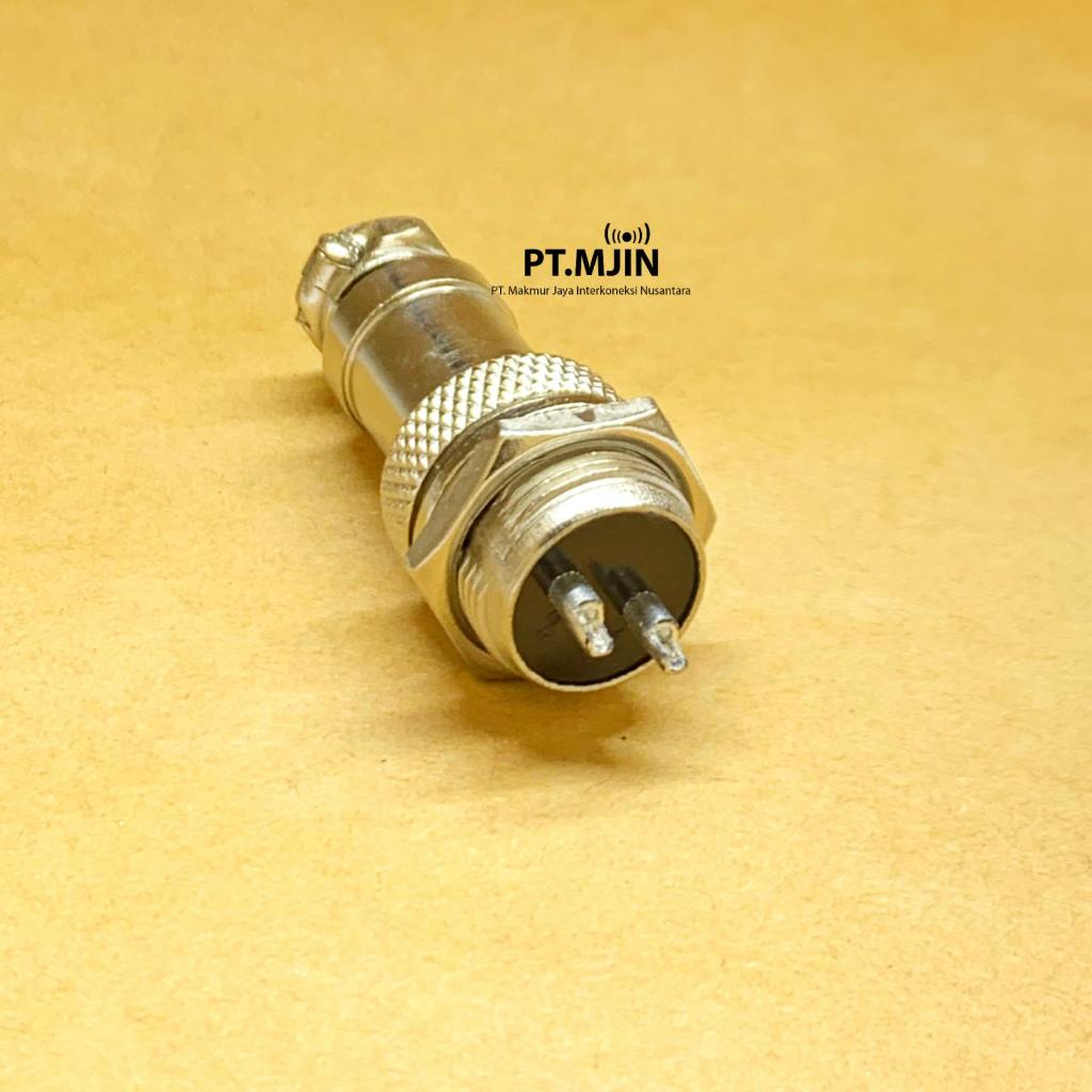 ROUND CB CONNECTOR GX16 MM 2 PIN