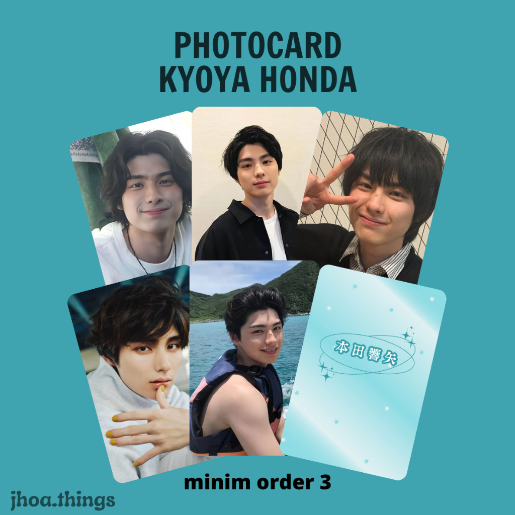 [UNOFFICIAL] PHOTOCARD KYOYA HONDA JAPAN ACTOR JAPANESE MOVIE DORAMA TAKIMASA EBATA CALM SEA AND BEA