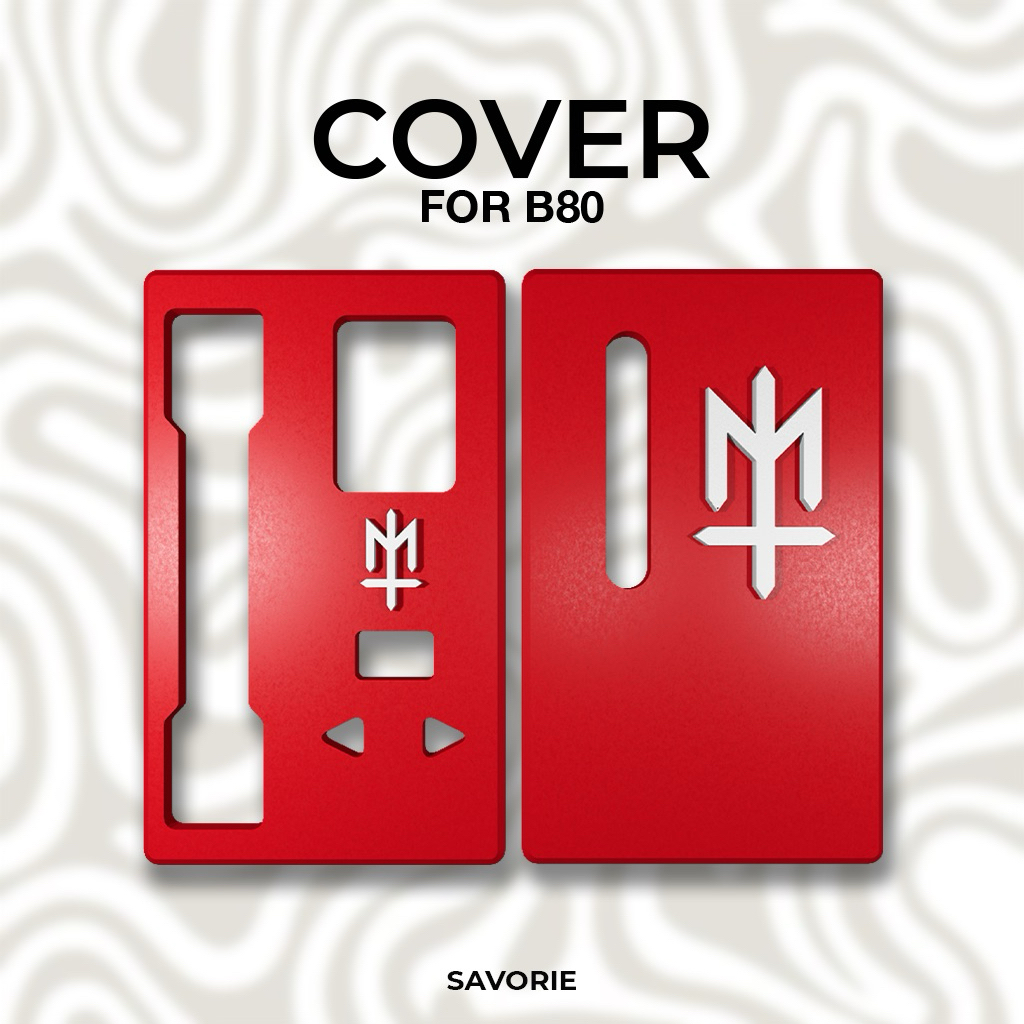 MATRNAL RED WHITE B8O CASE 3D PRINT MAGNETIC