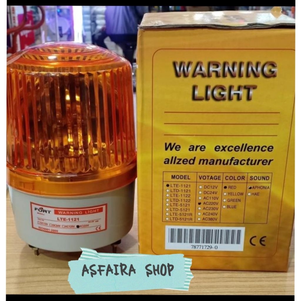 LTE-1121 WARNING LIGHT FORT 5"