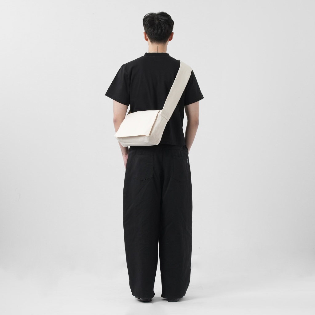 London Bag by Money Alter / Canvas Sling Bag ราคา ถูกที่สุด ดีลบีเคเค แกลเลอรีภาพที่ 5