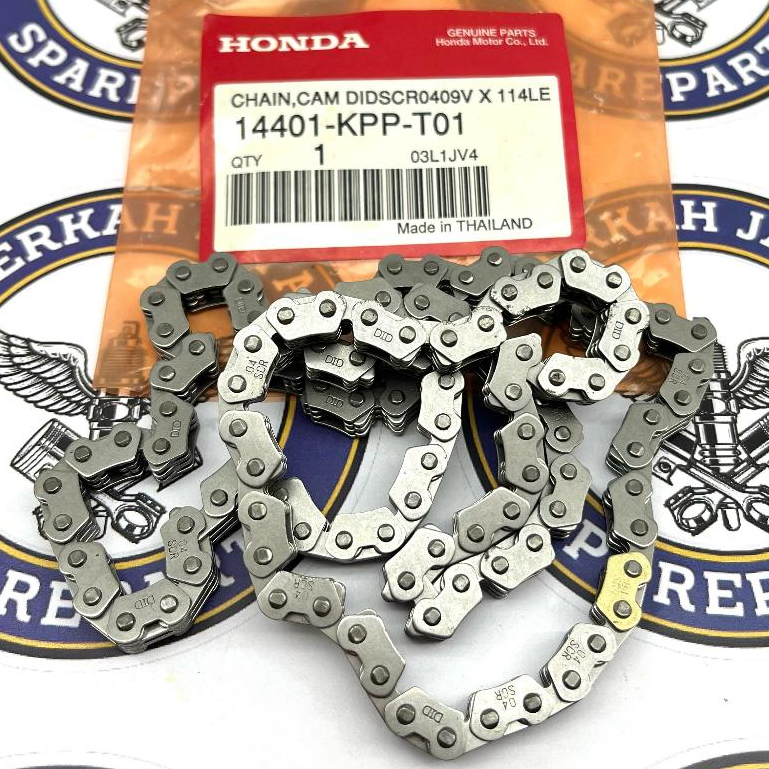 MESIN 14401-KPP-T01 DID 3X4 SCR04 114L Timing Chain Kamprat Engine Chain CB 150R Old, CBR 150 Old, C