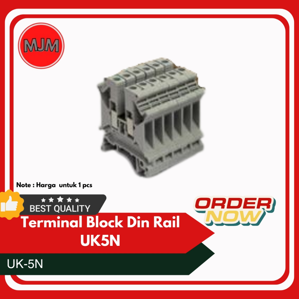 UK-5N / Terminal Block Din Rail UK5N 800V 41A