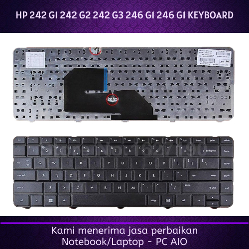 คีย์บอร์ด HP 242 G1 242-G1 242 G2 242-G2 242 G3 242-G3 246 G1 246-G1