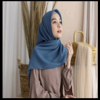 Fashion Shop PRICE FOR BELLA SQUARE HIJAB / NEWEST BELLA SQUARE HIJAB สีเดนิม