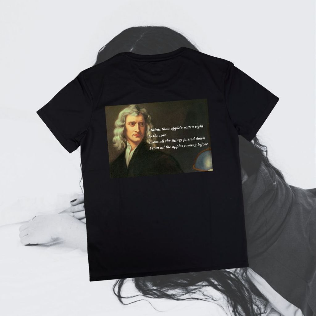 เสื้อยืด Charli xcx Isaac Newton Apple