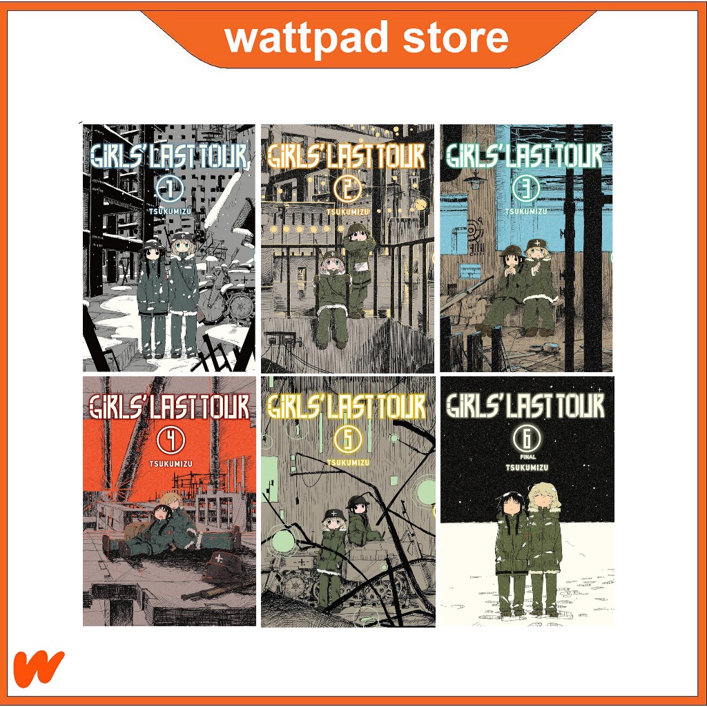 Manga Girls Last Tour (6 หนังสือซีรีส์ภาษาอังกฤษ)