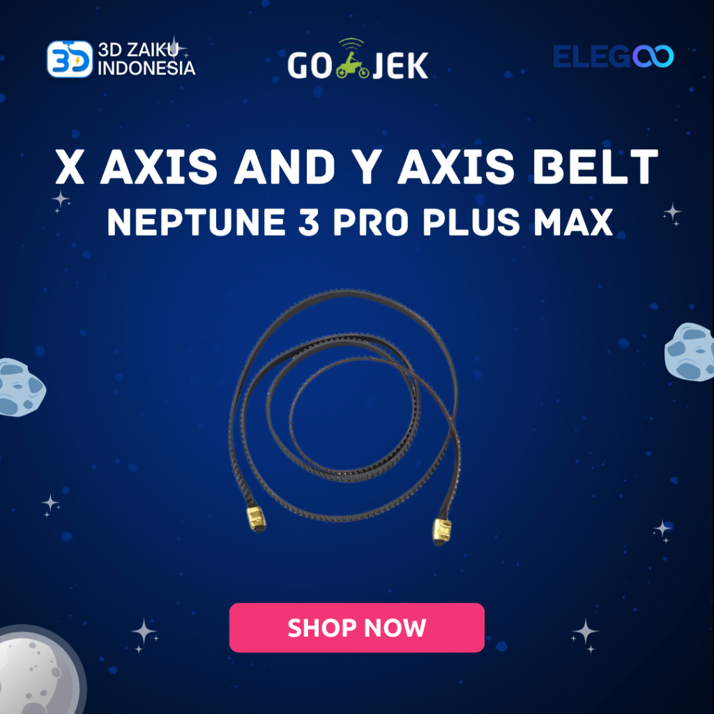 ELEGOO Neptune 3 Pro Plus Max X Axis และเข็มขัดแกน Y