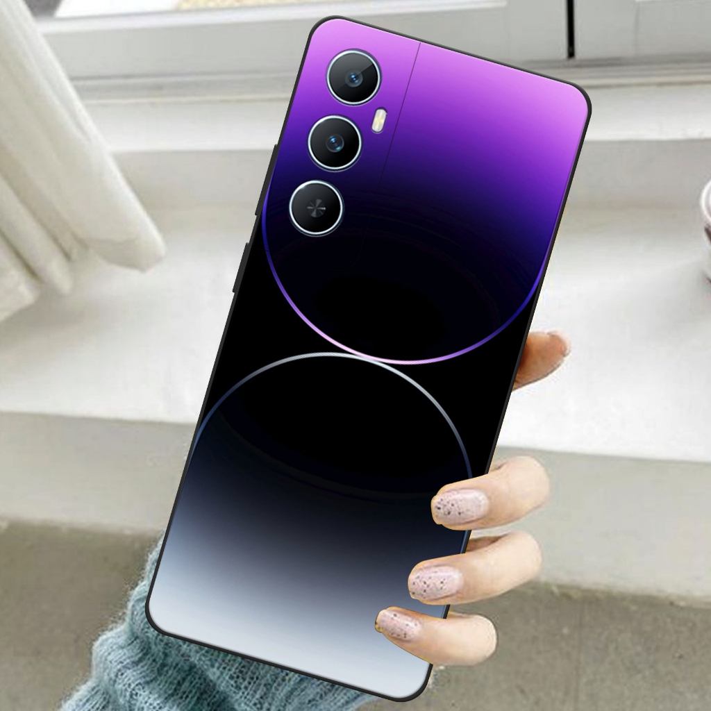 HP เคส REALME C65 ใหม่ล่าสุด - เคสโทรศัพท์ REALME C65 { BL01 } เคสโทรศัพท์ซิลิโคน - เคสโทรศัพท์ - เค