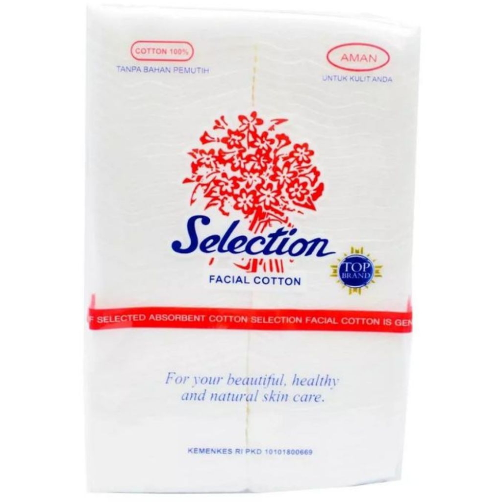 Selection Facial Cotton 35gr - สําลีทําความสะอาดผิวหน้า - Beauty Cotton 35gr