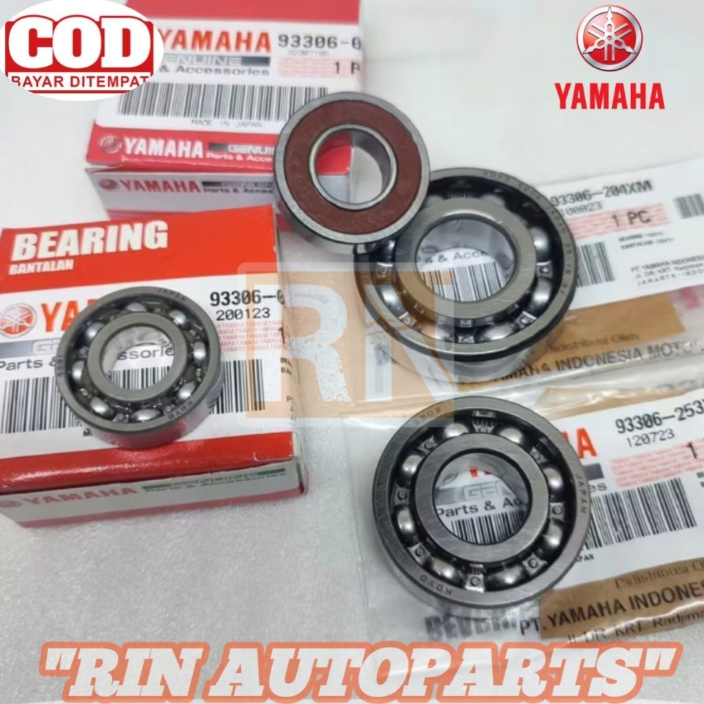 MESIN BEARING AXLE RATIO ENGINE SET FIZR FIZ R FORCE ONE F1ZR F1ZR 4 ORIGINAL YAMAHA PART