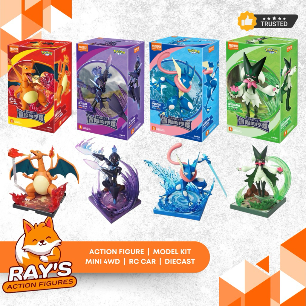 Blockees Pokemon Classic Edition CV-L Charizard Greninja Cerebral Meowscรดา